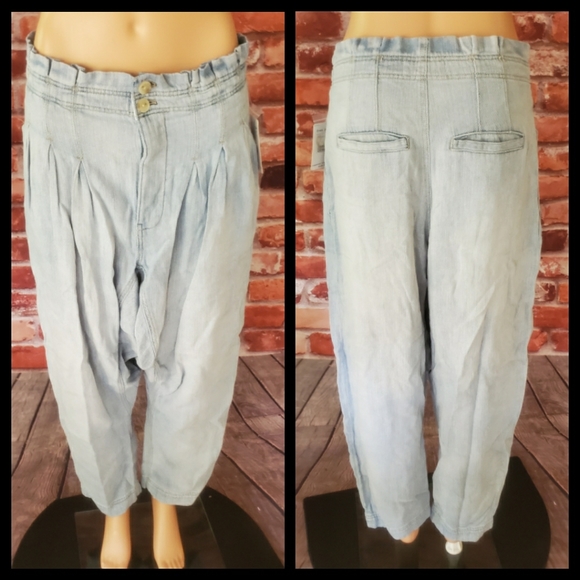 We The Free Mover and Shaker Paper Bag Jeans Sz 6 - Picture 3 of 8